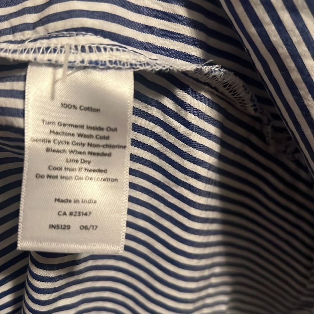 Talbots shirt stripes with stones - Picture 7 of 8
